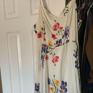White/Floral Dress